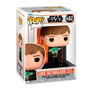 Funko Star Wars The Mandalorian Luke With Grogu #482