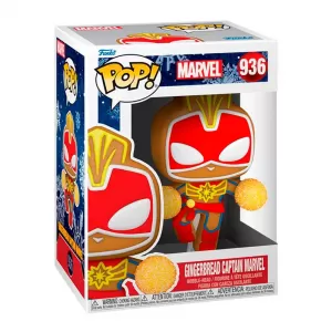 Funko Pop! Marvel: Marvel Holiday - Gingerbread Captain Marvel #936