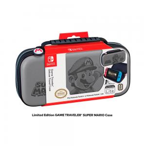 GAME TRAVELER DELUXE TRAVEL CASE NINTENDO SWITCH SUPER MARIO GRIS