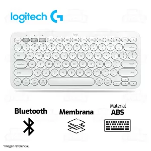 TECLADO LOGITECH K380 BLUETOOTH MEMBRANA BLANCO