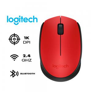 MOUSE LOGITECH M170 INALÁMBRICO ROJO