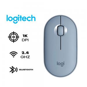 MOUSE LOGITECH PEBBLE M350 SILENT INALÁMBRICO BLUETOOTH GRIS