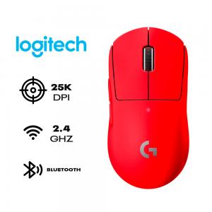 MOUSE LOGITECH G PRO X SUPERLIGHT WIRELESS LIGHTSPEED HERO 25K ROJO