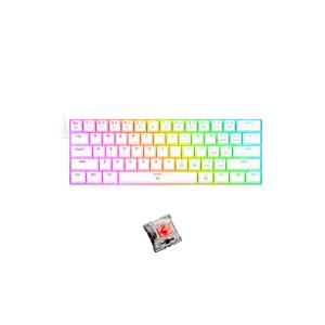 TECLADO REDRAGON DRAGONBORN K630 | INGLES | MECANICO | SW-BLUE | RGB | BLANCO