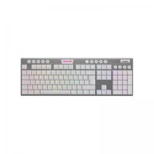 TECLADO REDRAGON HORUS FS K618 | INALAMBRICO | MECANICO | LOW PROFILE | SW-RED | RGB | BLANCO