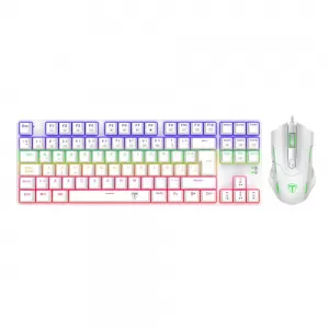 COMBO T-DAGGER ADVANCE FORCE T-TGS005-SP | TECLADO + MOUSE | BLANCO