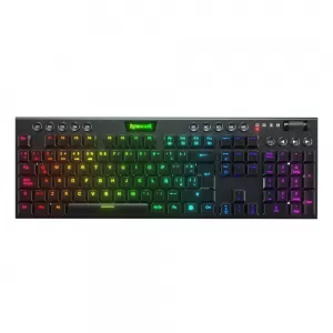 TECLADO REDRAGON HORUS FS K619 | MECANICO | LOW PROFILE | SW-RED | RGB | NEGRO