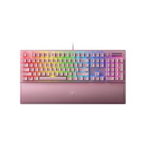 TECLADO RAZER HUNTSMAN V2 TENKEYLESS OPTOMECÁNICO SW-RED  RGB  ROSADO