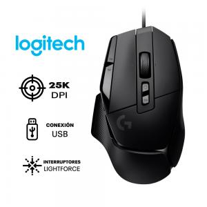 MOUSE LOGITECH G502 X HERO | 25,600 DPI | BLANCO