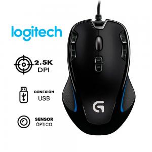 Mouse Gamer Logitech G300S Optical Usb Black