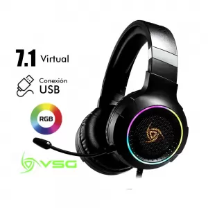 AUDIFONO VSG SHAKE USB 7.1 VIBRADOR RGB