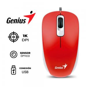 MOUSE GENIUS DX-110 | 1,000 DPI | ROJO