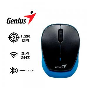 MOUSE MINI INALAMBRICO RECARGABLE  GENIUS MICRO TRAVELER 9000R AZUL