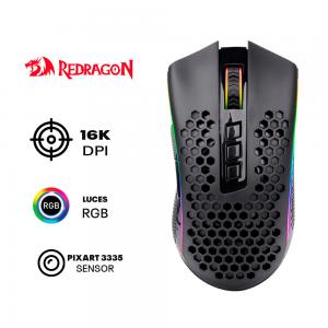 MOUSE REDRAGON STORM PRO M808-KS INALAMBRICO 16,000 DPI RGB