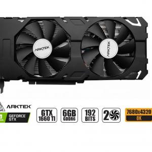 TARJETA DE VIDEO ARKTEK GTX 1660 TI 6GB GDDR6 NVIDIA MATRIX 192 BITS