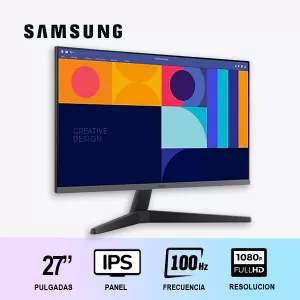 MONITOR Essential S3 SAMSUNG 27″ IPS 100HZ  FULLHD PLANO HDMI 