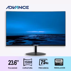 MONITOR ADVANCE ADV-2451S 23.6″ CURVO FULLHD  75HZ HDMI